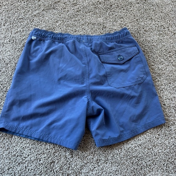 J. Crew Men's 6" Flex Swim Trunks Blue Size Small - Picture 4 of 5